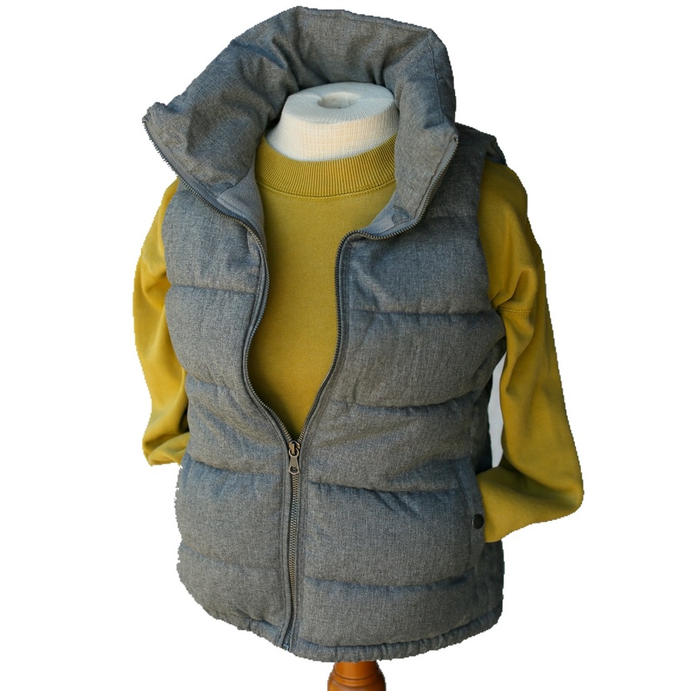 Old Navy tweed puffer vest